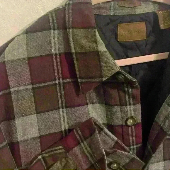 Quilted Flannel Men’s XXL Tall Jacket Long Sleeve St. John’s Bay - Picture 3 of 9